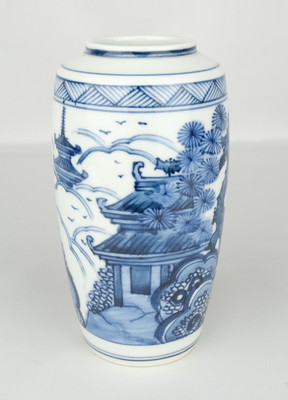 栗山園オンライン通販部 / 【出物】 染付雲堂絵皆具 西村徳泉