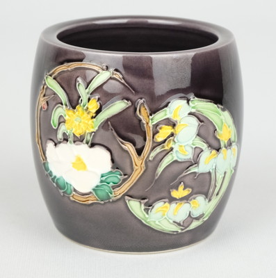 栗山園オンライン通販部 / 【出物】 紫交趾花丸皆具 中村翠嵐