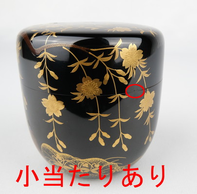 栗山園オンライン通販部 / 【出物】 枝垂桜利休大棗 川瀬表完