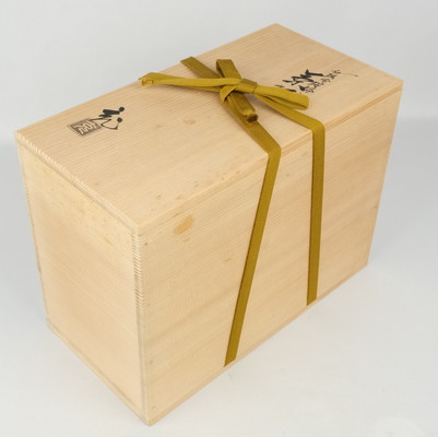送料込【逢絢亭・新品】茶道具 茶碗 京焼 仁清写 南天の図 手塚