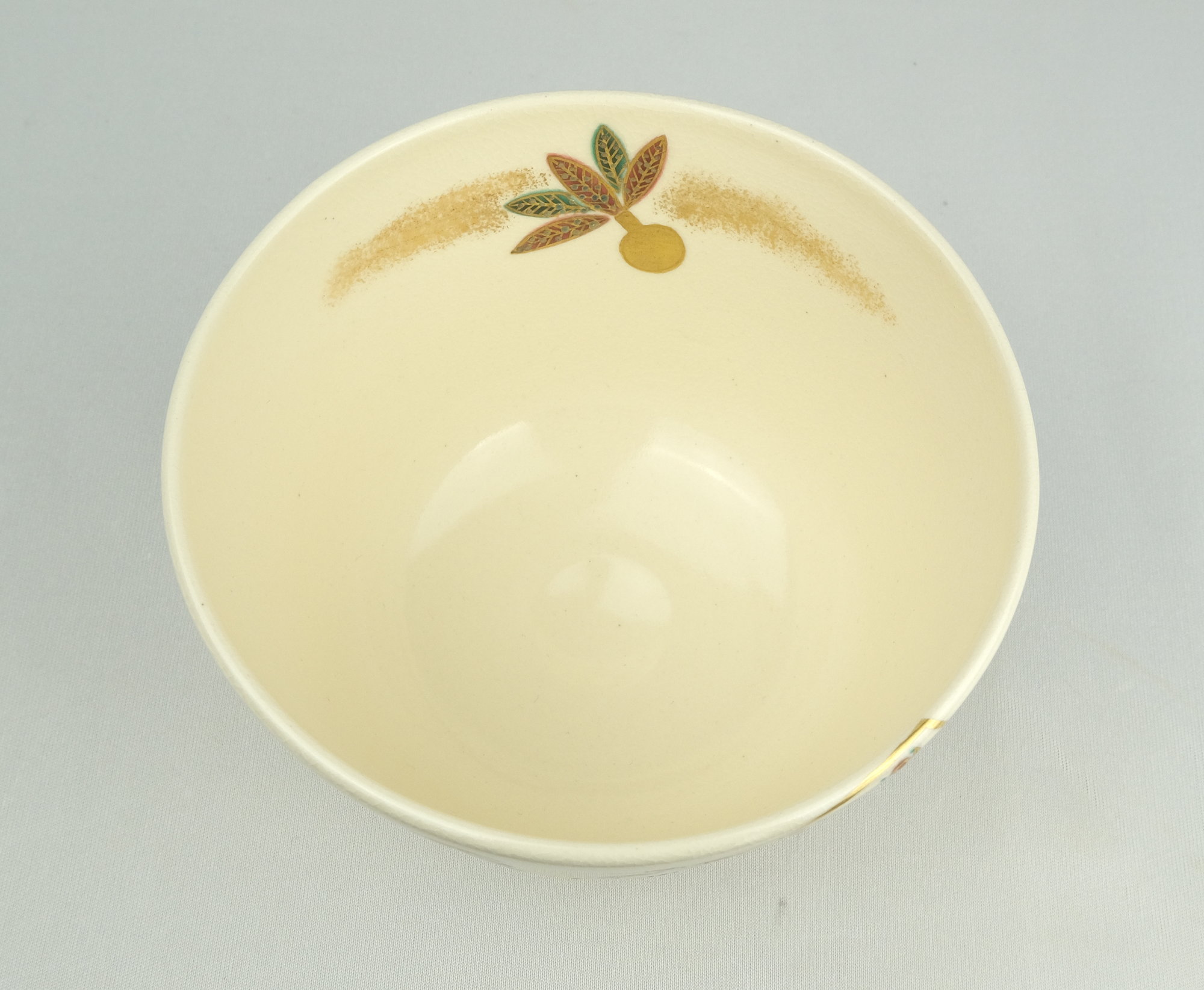 栗山園オンライン通販部 / 新品 色絵羽子板茶碗 福本未来
