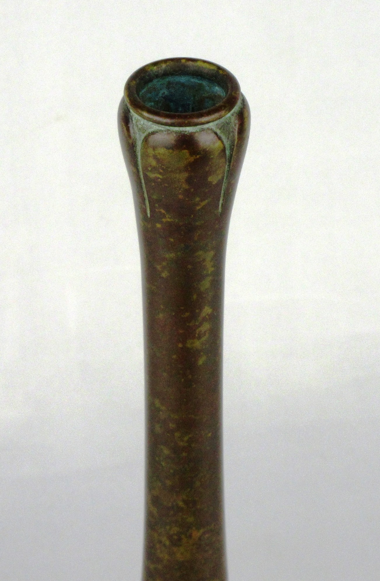 一ノ瀬宗辰 胡銅 大名物写 鶴一声 花入 鋳銅 花瓶 花器 - 工芸品