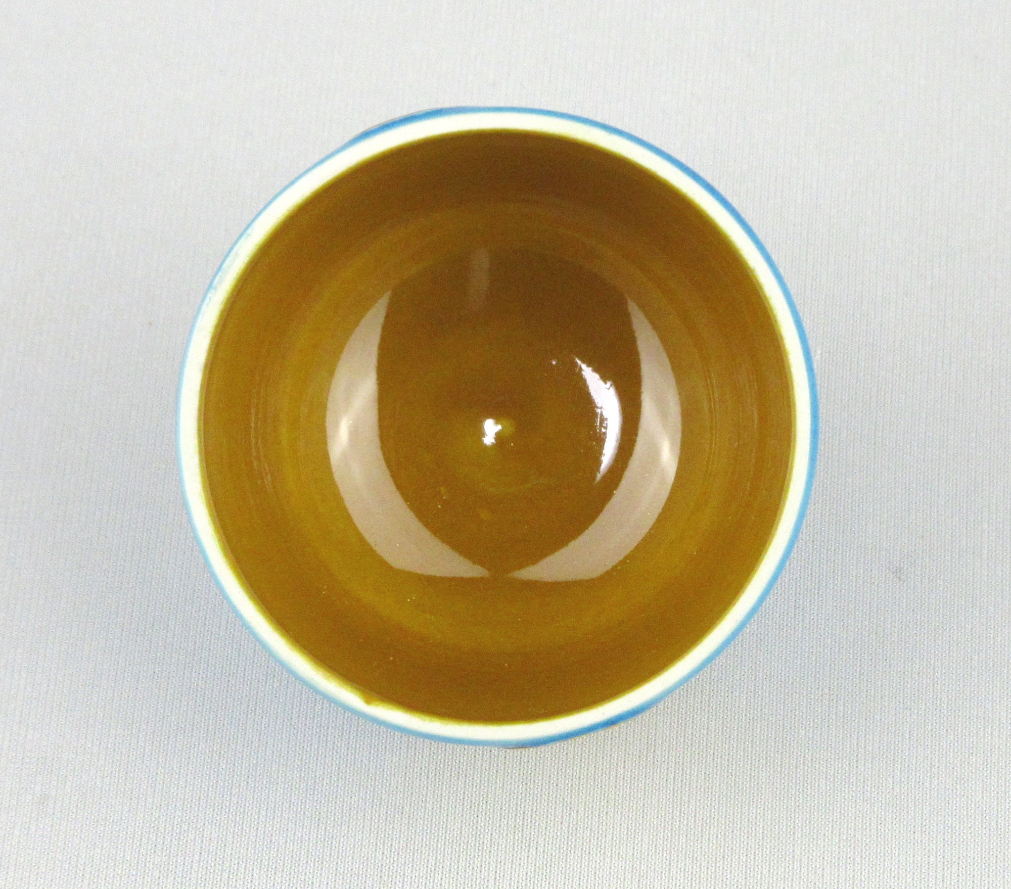 栗山園オンライン通販部 / 【出物】 浅黄交趾梵鐘香合 山本一如