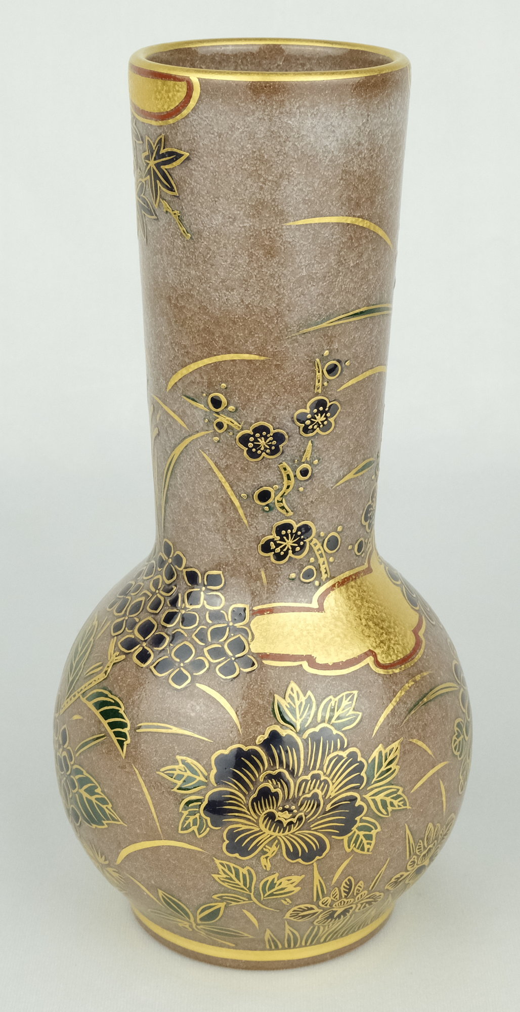 赫土地銹釉尾花画 水指 清閑寺窯 杉田祥平 色絵仁清四季草花画水指 清閑寺窯 杉田祥平(作) 共箱 | 古美術ささき