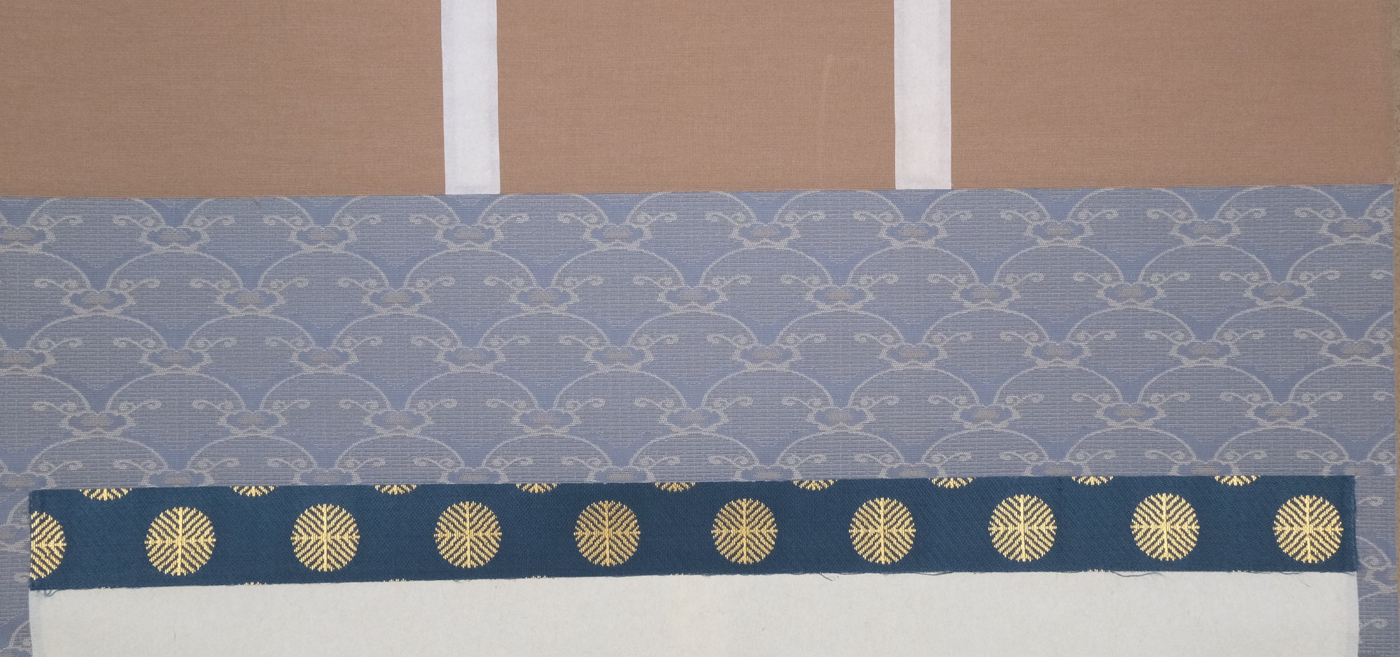 極楽寺 西垣大道小幅 大津絵 寒念仏画賛 積善家有余慶 (紙箱