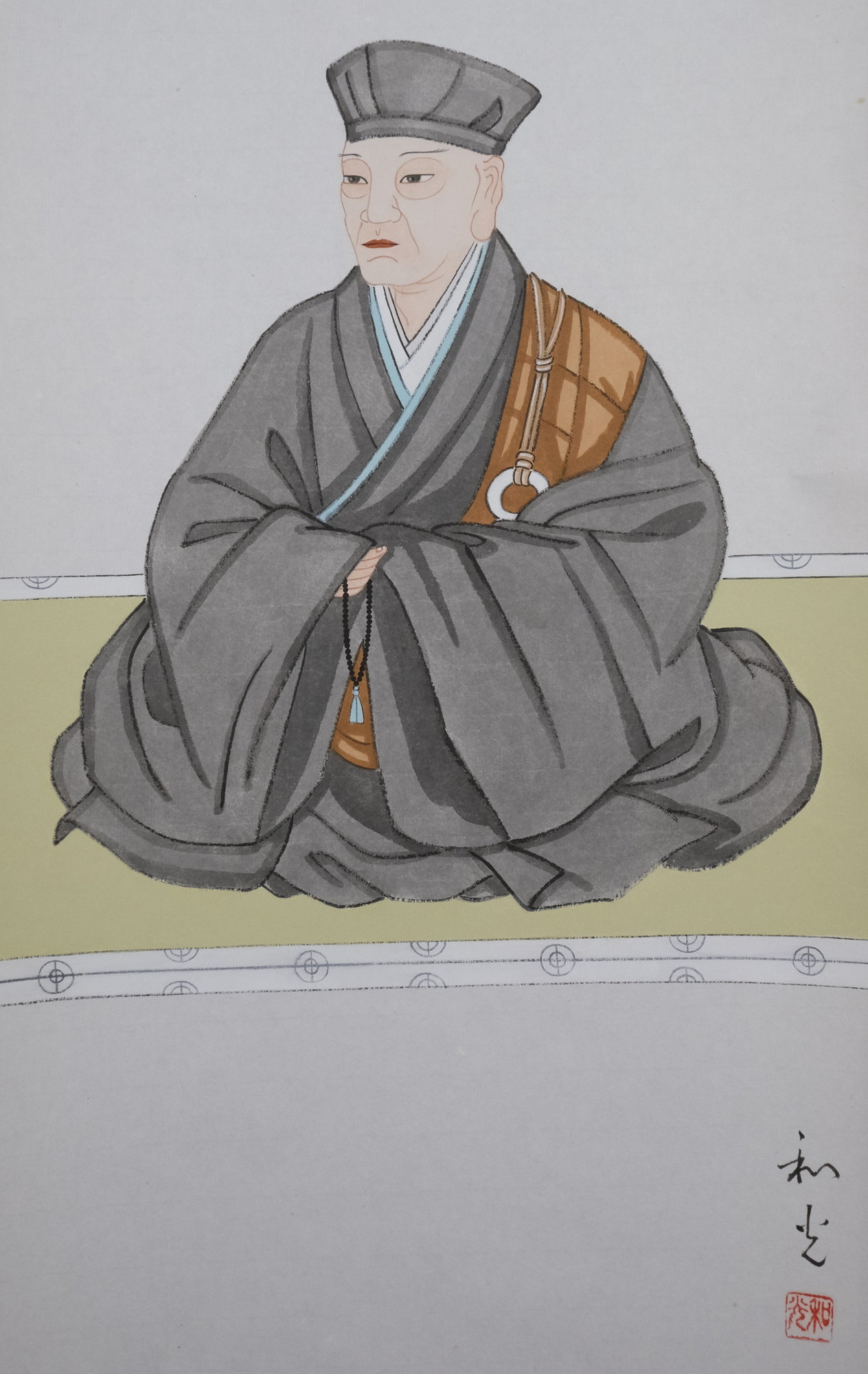 唐銅 千利休座像 取り出そ