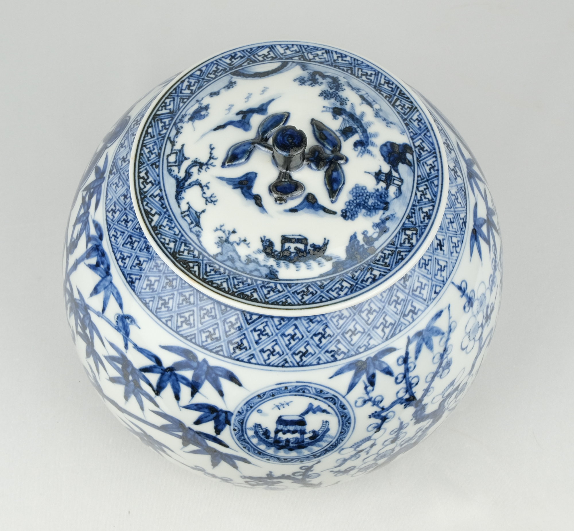 黒 桜古典 茶道具 西村徳泉造 祥瑞写 蜜柑 水指 共箱 D R5142B - 通販