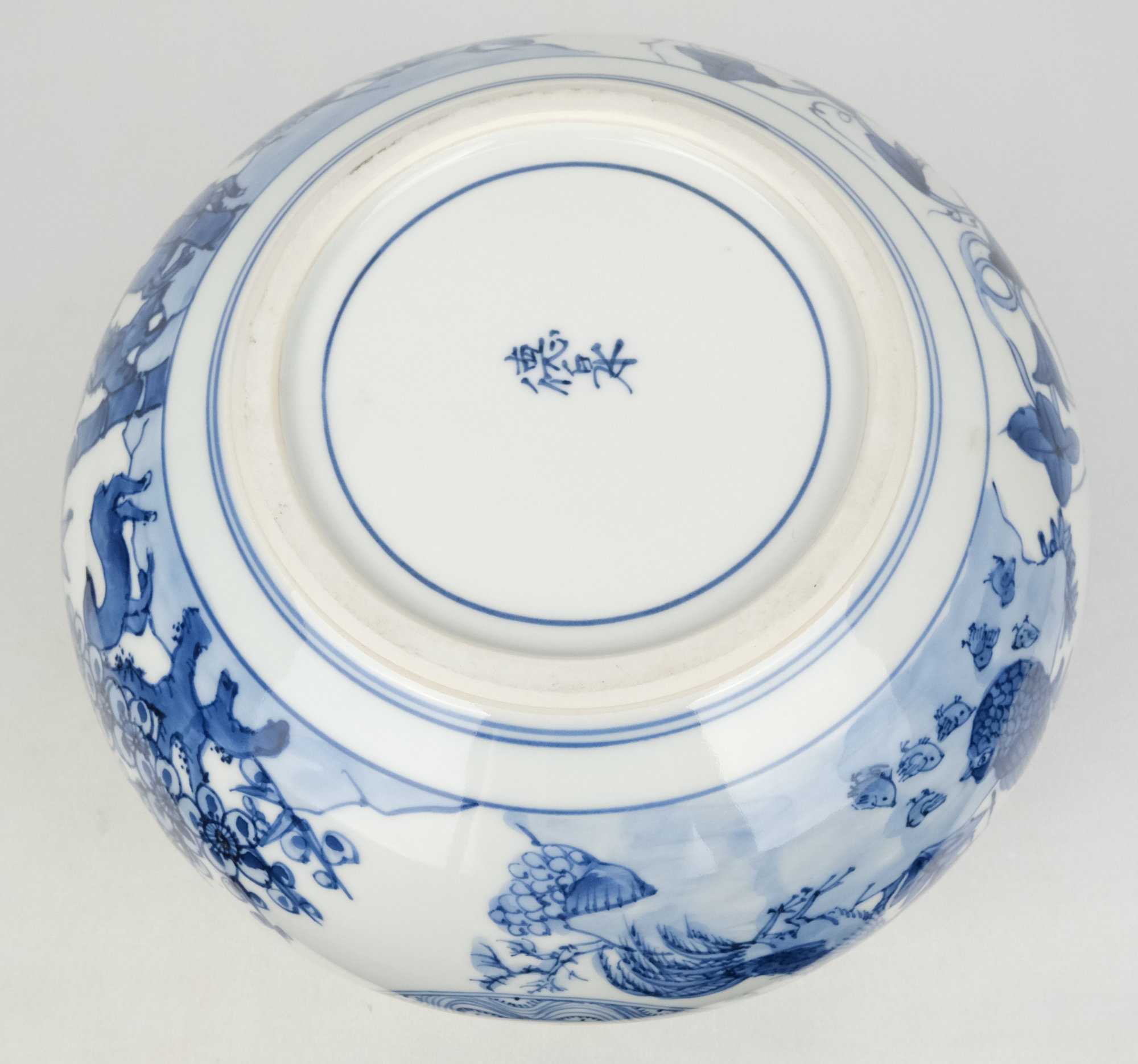 茶道具 水指 水差し 染付 祥瑞 腰捻 西村徳泉作（紫翠窯 茶道 : mizusasi-152 : 茶道具いまや静香園 - 通販 -  Yahoo!ショッピング