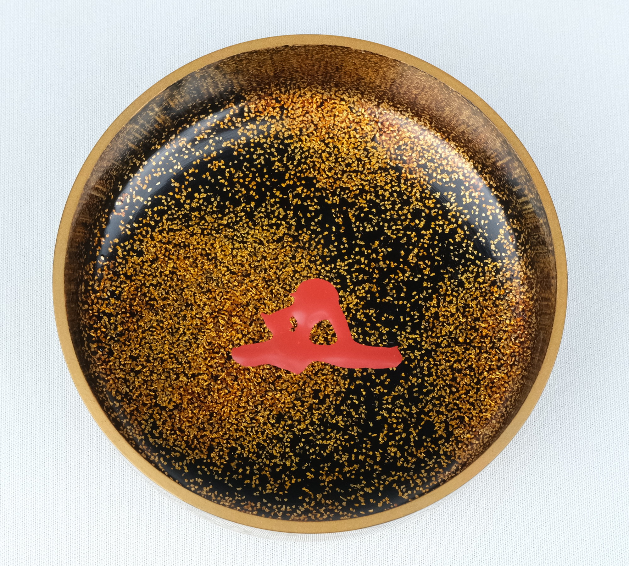 栗山園オンライン通販部 / 【出物】 色紙蒔絵大棗 芝野紫光 鵬
