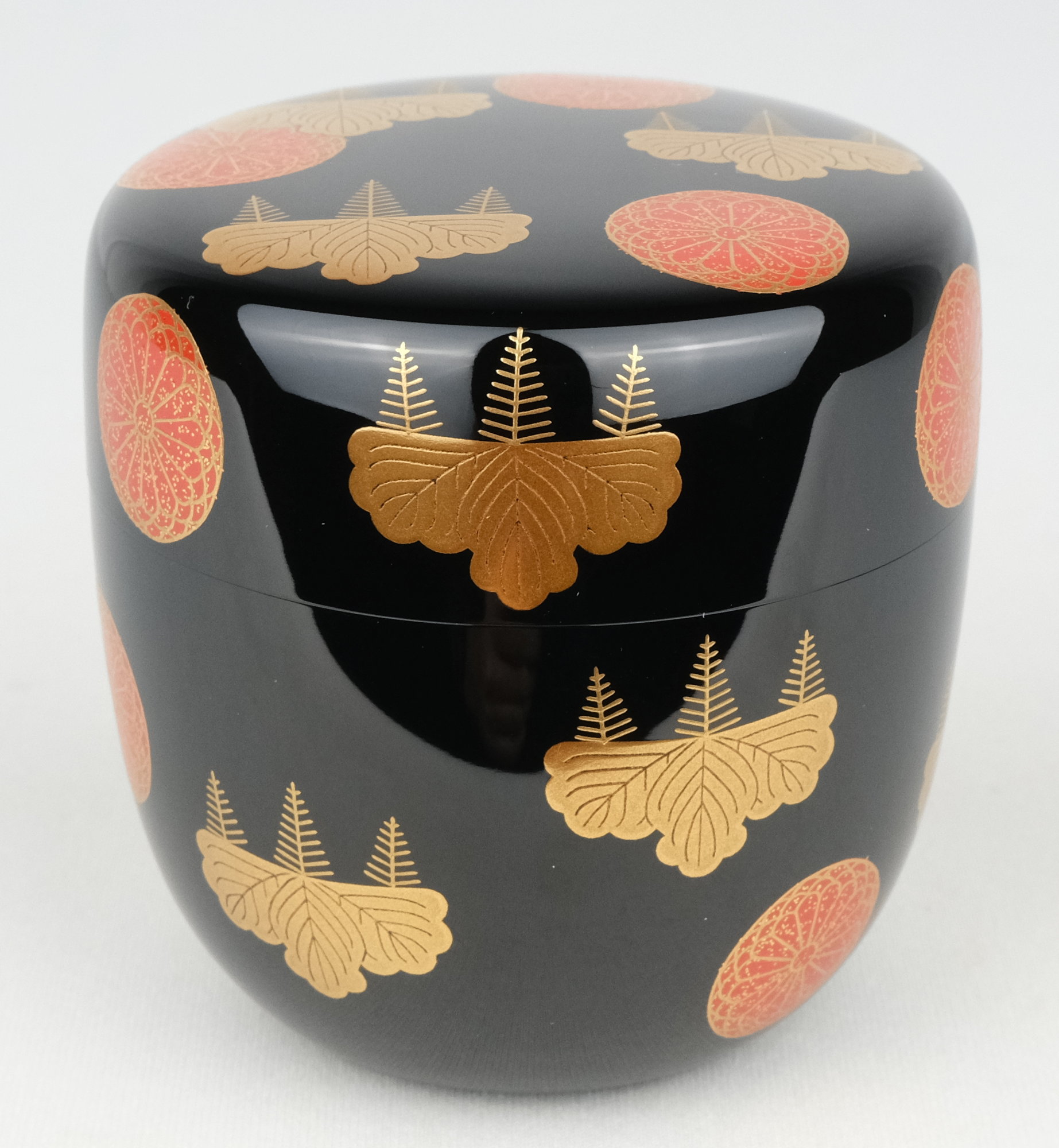 茶道具　棗　蒔絵　松　中村　孝也作 茶道具 棗 蒔絵 松 中村 孝也作 茶道具 棗 蒔絵 松 中村 孝也作