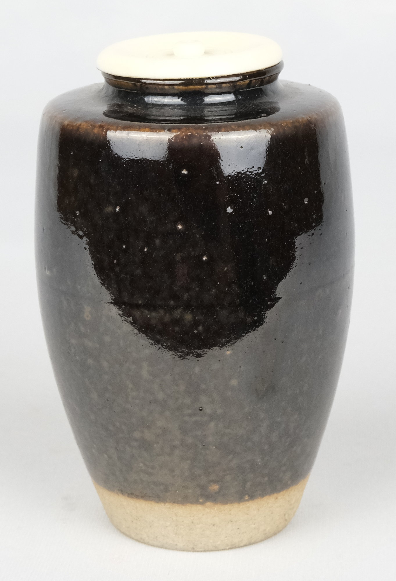 膳所焼 岩崎新定造 陽炎園 肩衝茶入 - 工芸品 膳所焼 岩崎新定造 陽炎園 肩衝茶入 - 工芸品