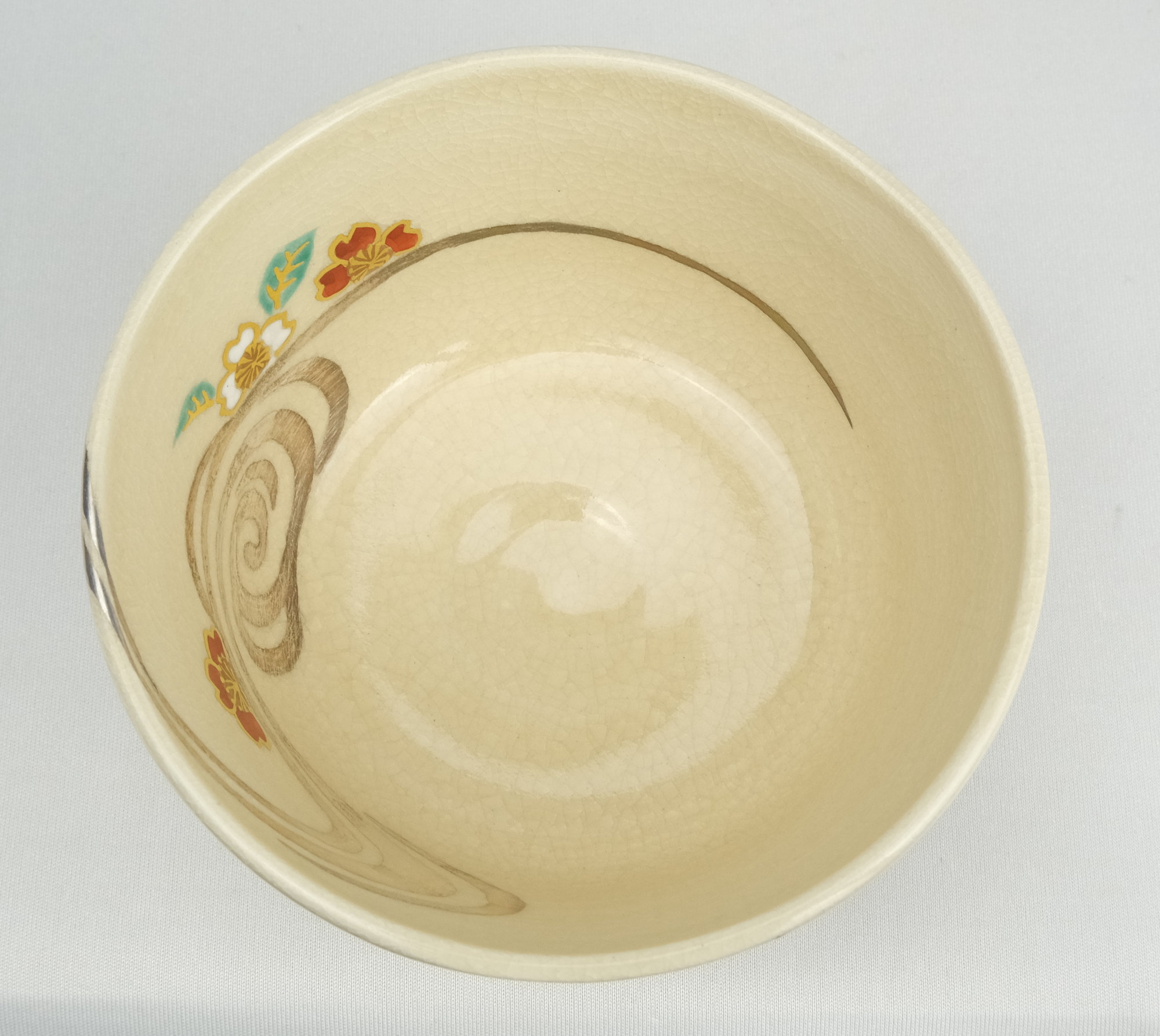 栗山園オンライン通販部 / 【出物】 仁清写花筏茶碗 久世久宝