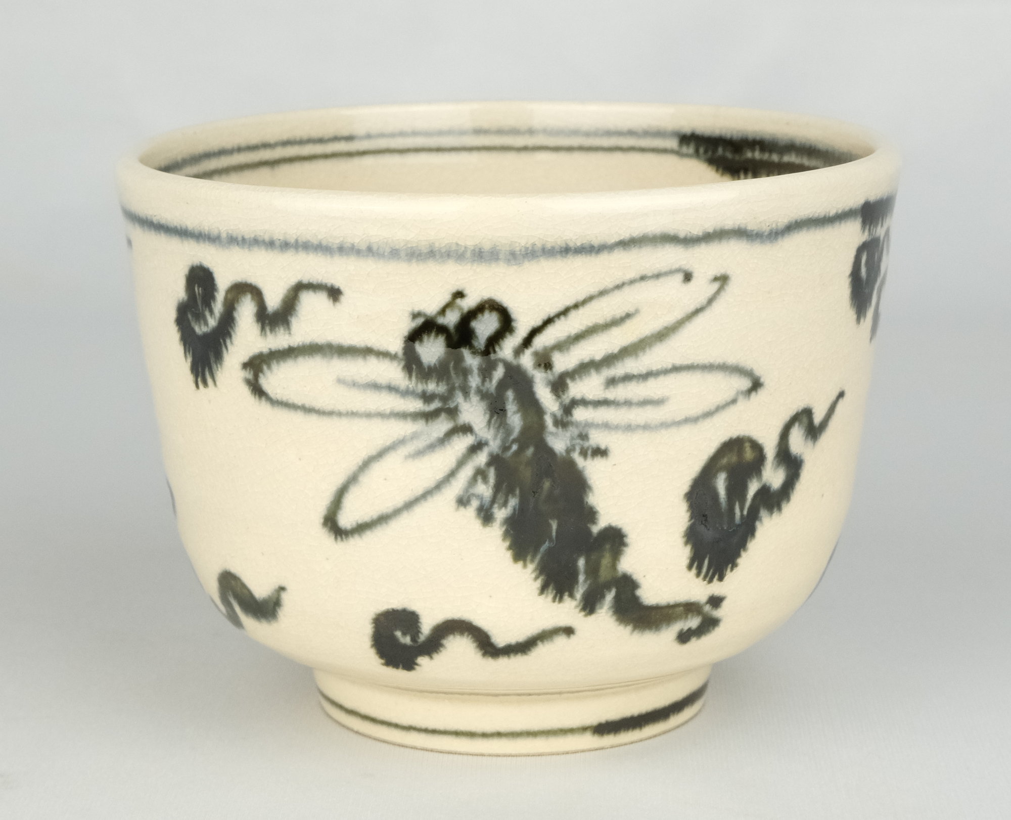 Yahoo!オークション - 京焼 平安 与山 (造) 茶碗 「紫陽花の唄