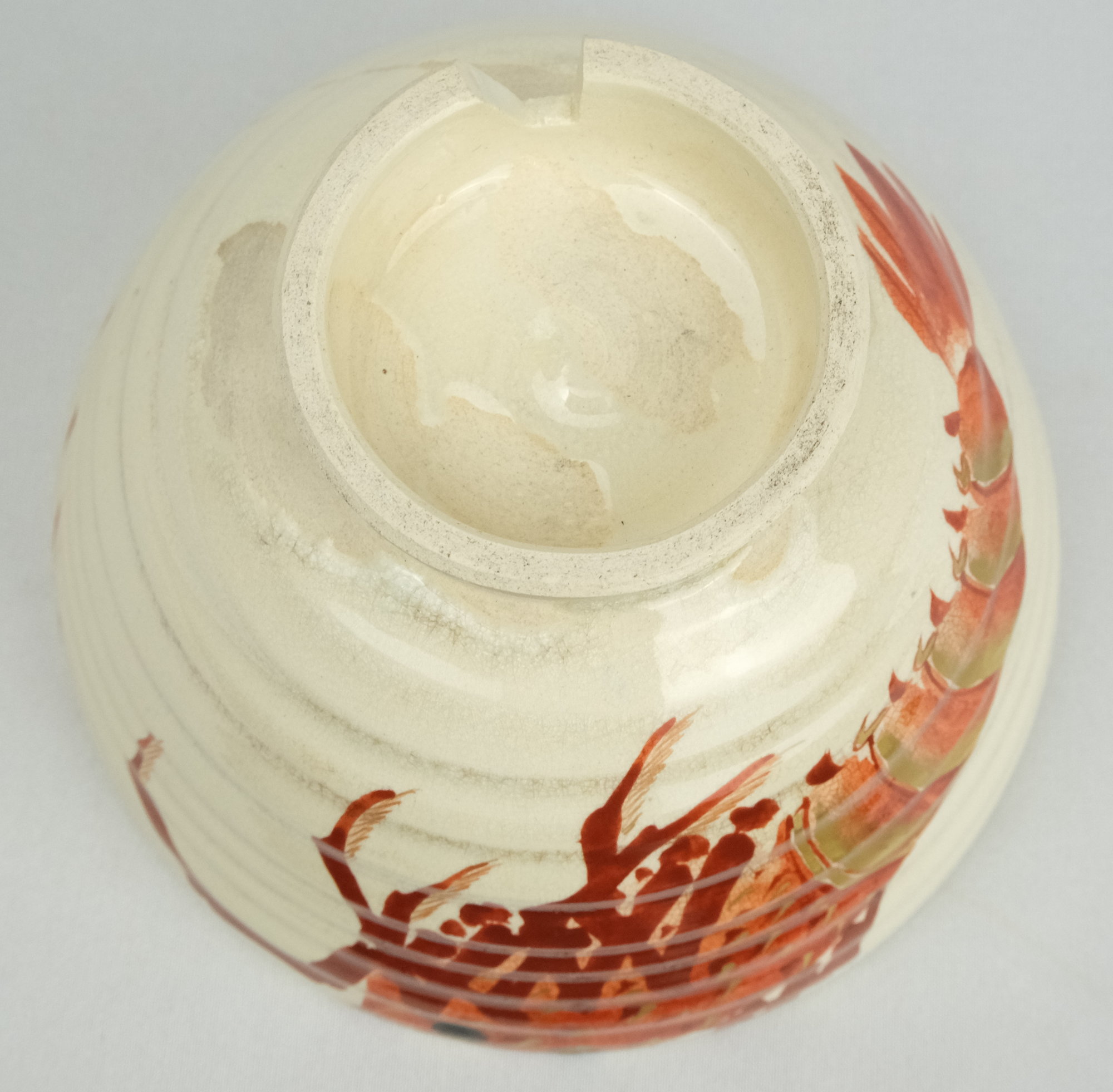 栗山園オンライン通販部 / 【出物】 淡路焼茶碗海老ノ画アリ 惺