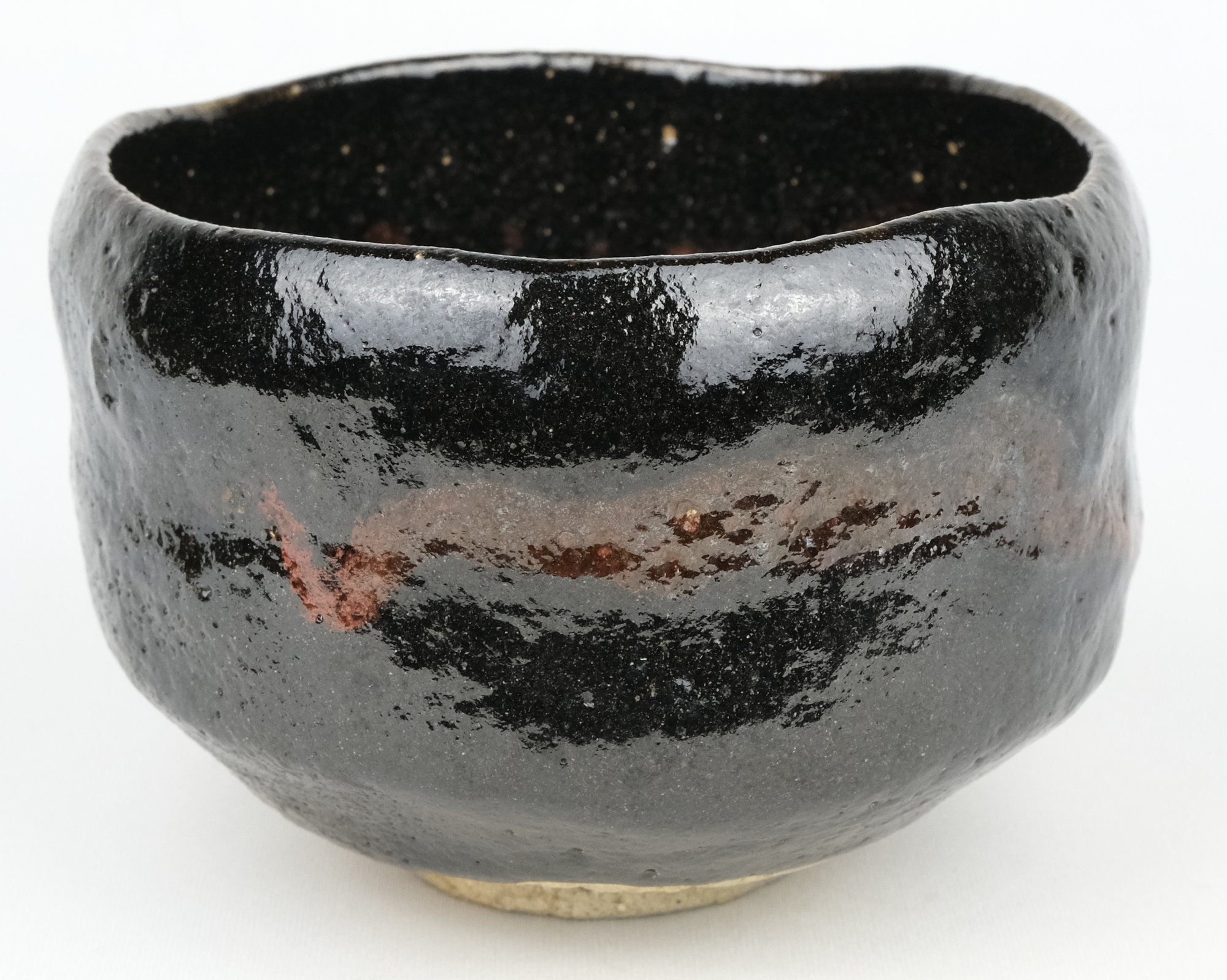 Amazon.co.jp: 4代目中村道年尼造 黒茶碗 共箱 : ホーム＆キッチン
